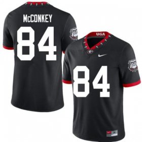 Sale - Black Ladd McConkey #84 Georgia Bulldogs 100th Anniversary Men Classic University Football Jersey