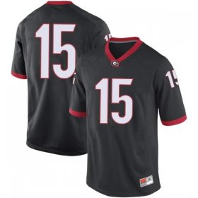 Sale - Black Carson Beck #15 Georgia Bulldogs Game Men Alumni NCAA Football Jersey