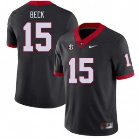 Sale - Black Carson Beck #15 Georgia Bulldogs Men Alumni College Football Jersey