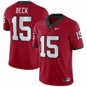 Sale - Red Carson Beck #15 Georgia Bulldogs Men Alumni NCAA Football Jersey