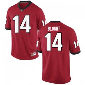 Sale - Red Trey Blount #14 Georgia Bulldogs Replica Men Alumni University Football Jersey