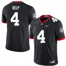 Sale - Black Alternative Oscar Delp #4 Georgia Bulldogs 100th Anniversary Men Alumni High School Football Jersey