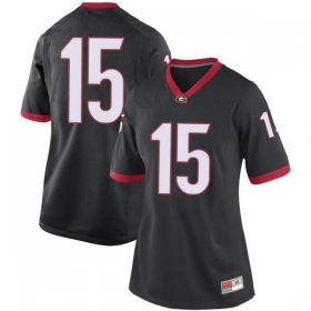 Sale - Black Carson Beck #15 Georgia Bulldogs Game Women Official High School Football Jersey