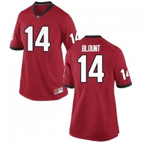 Sale - Red Trey Blount #14 Georgia Bulldogs Replica Women Official College Football Jersey