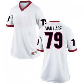 Sale - White Weston Wallace #79 Georgia Bulldogs Game Women Official College Football Jersey